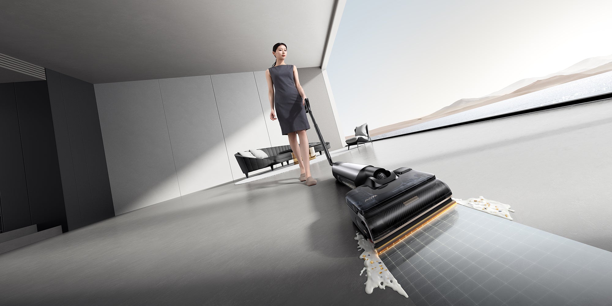 周末大掃除一步完成：洗地機全屋清潔流程完整示範（MOVA M50 Ultra 實戰）