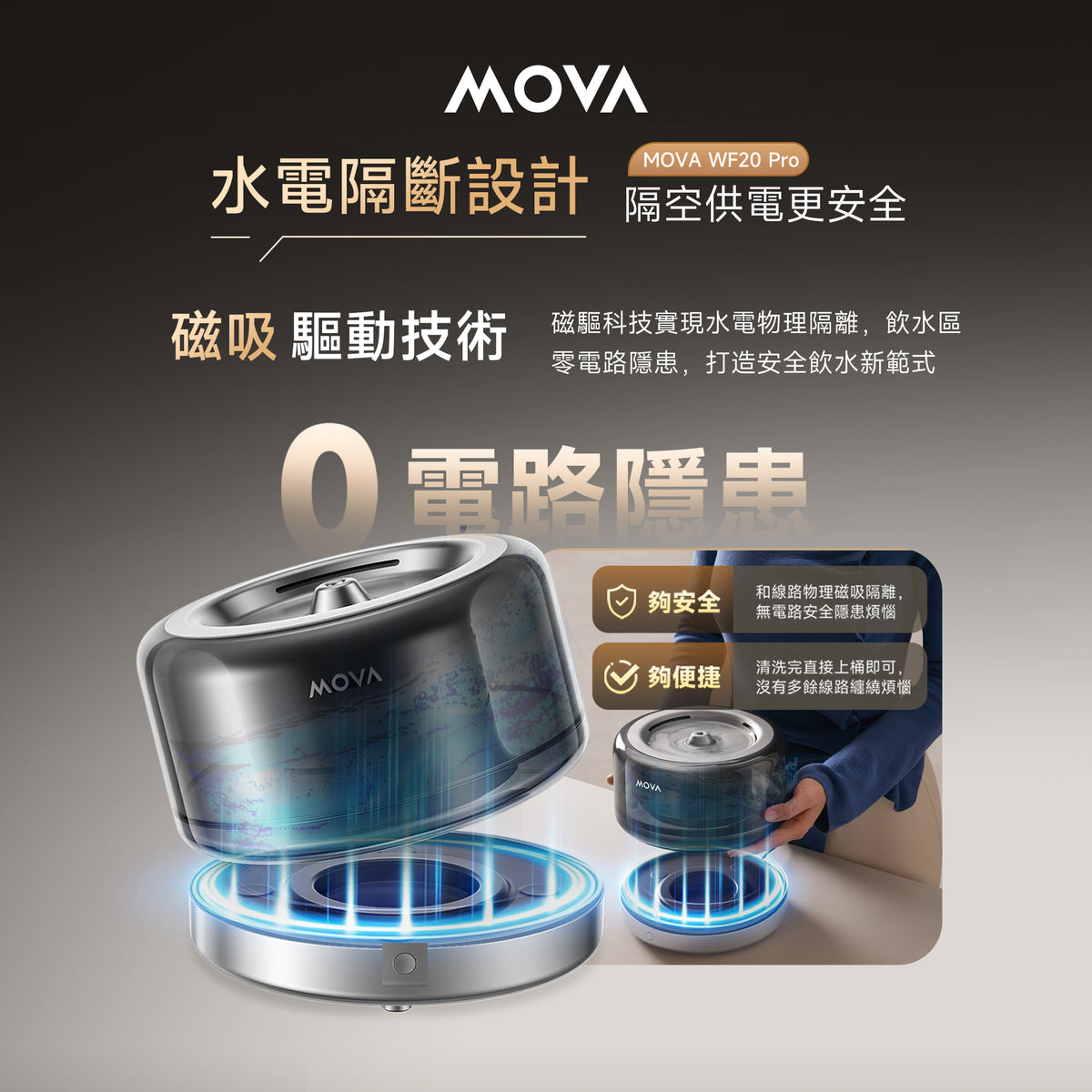 MOVA WF20 Pro 寵物飲水機