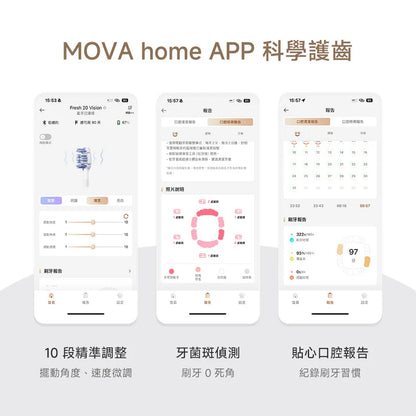 Fresh 20 Vision 牙菌斑偵測音波電動牙刷組