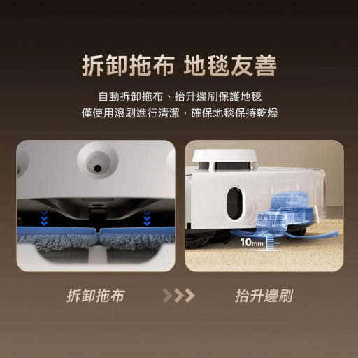 MOVA P50 Pro Ultra 雙機械臂防纏掃地機