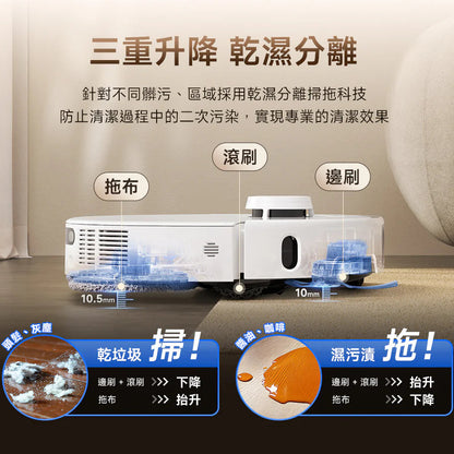 MOVA P50 Pro Ultra 雙機械臂防纏掃地機