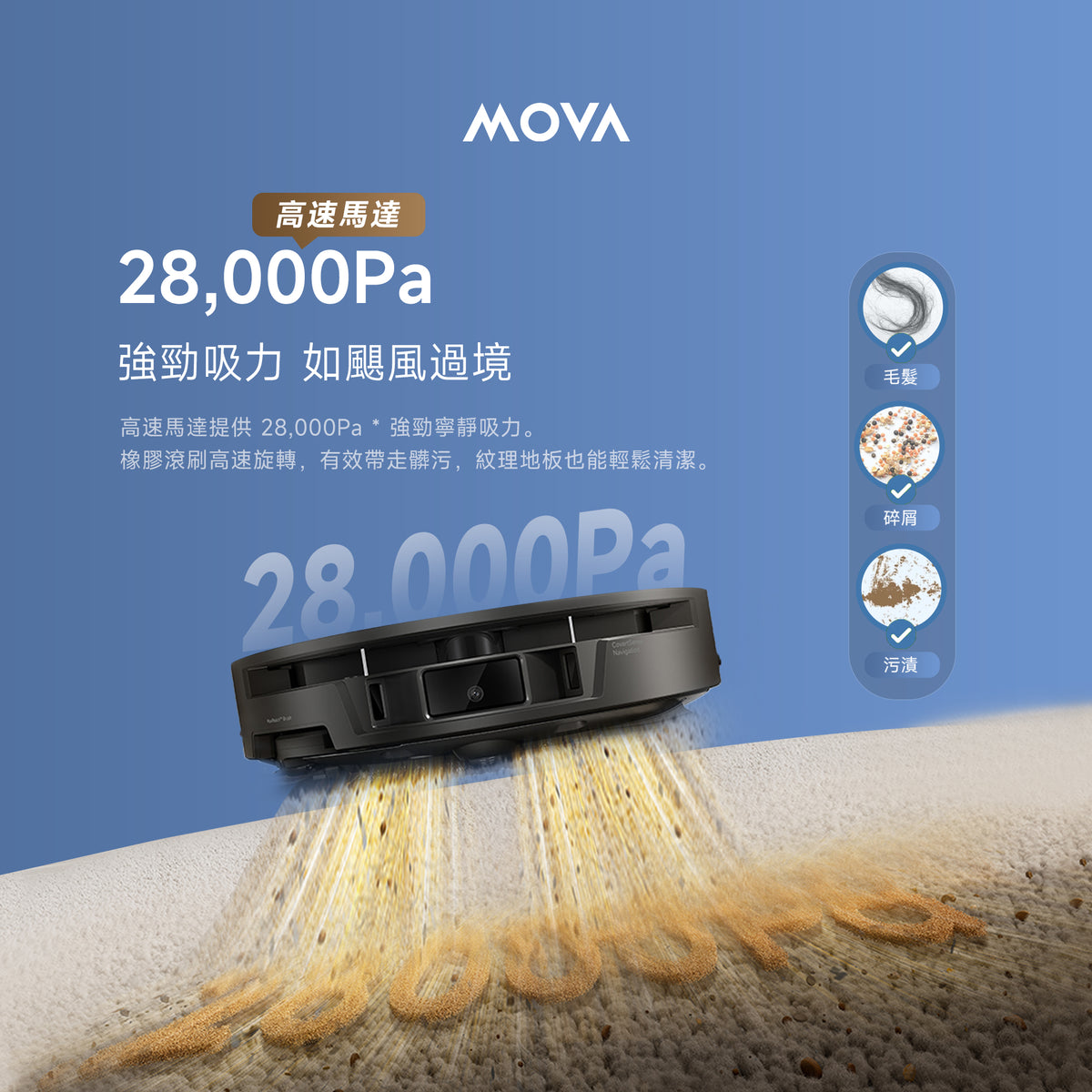 MOVA S70 Roller 活水潔溪掃拖機器人