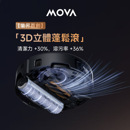 Z60 Ultra Roller Complete｜3D 立體蓬鬆滾刷，深層清潔無死角 MOVA