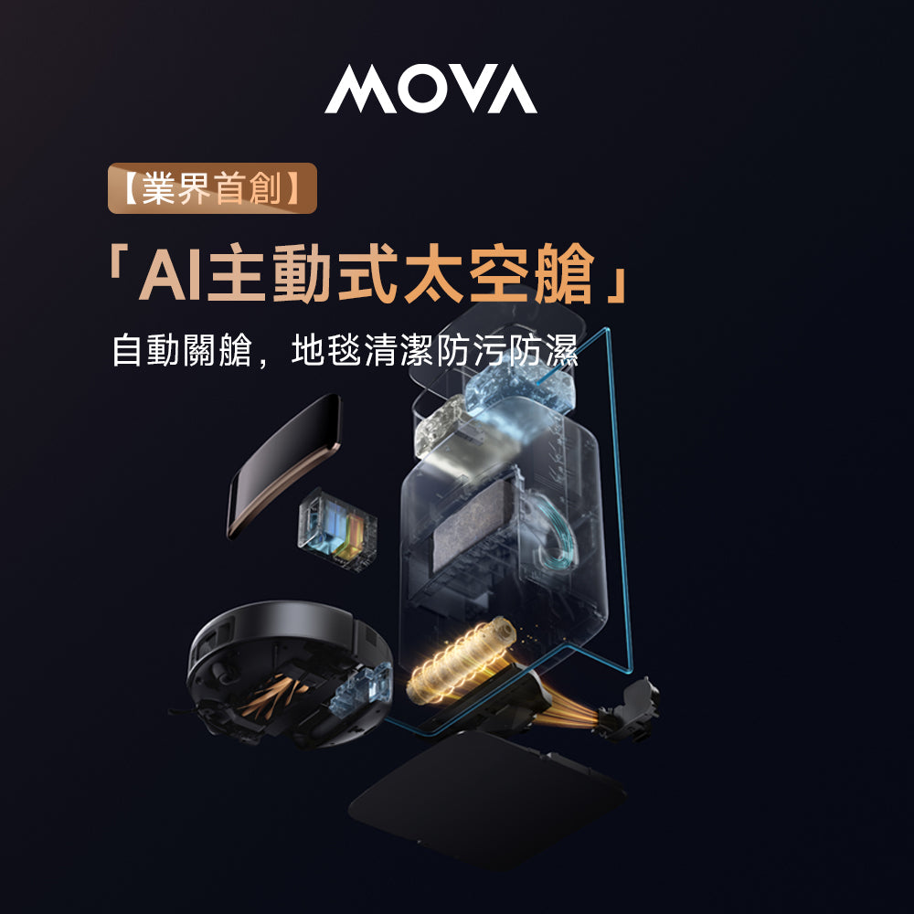 Z60 Ultra Roller Complete｜AI 主動式太空艙技術，地毯清潔防污防濕 MOVA